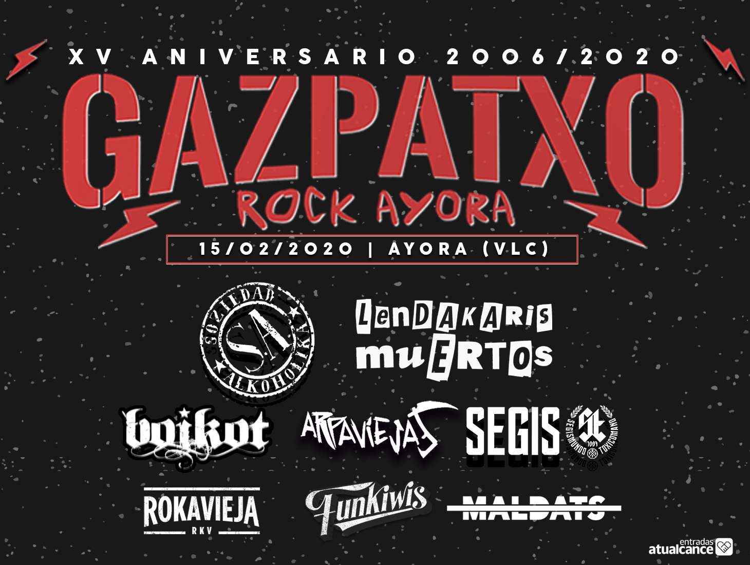 Comprar Entradas Xv Gazpatxo Rock Ayora Valencia En Entradas A Tu