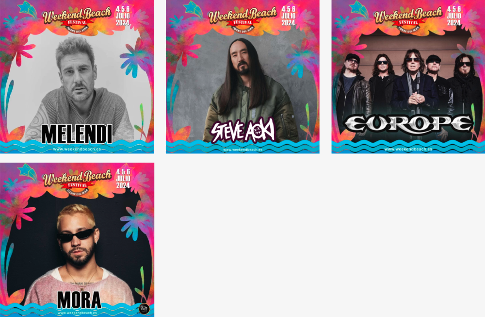 Comprar entradas WEEKEND BEACH FESTIVAL 2024 en Entradas a tu alcance