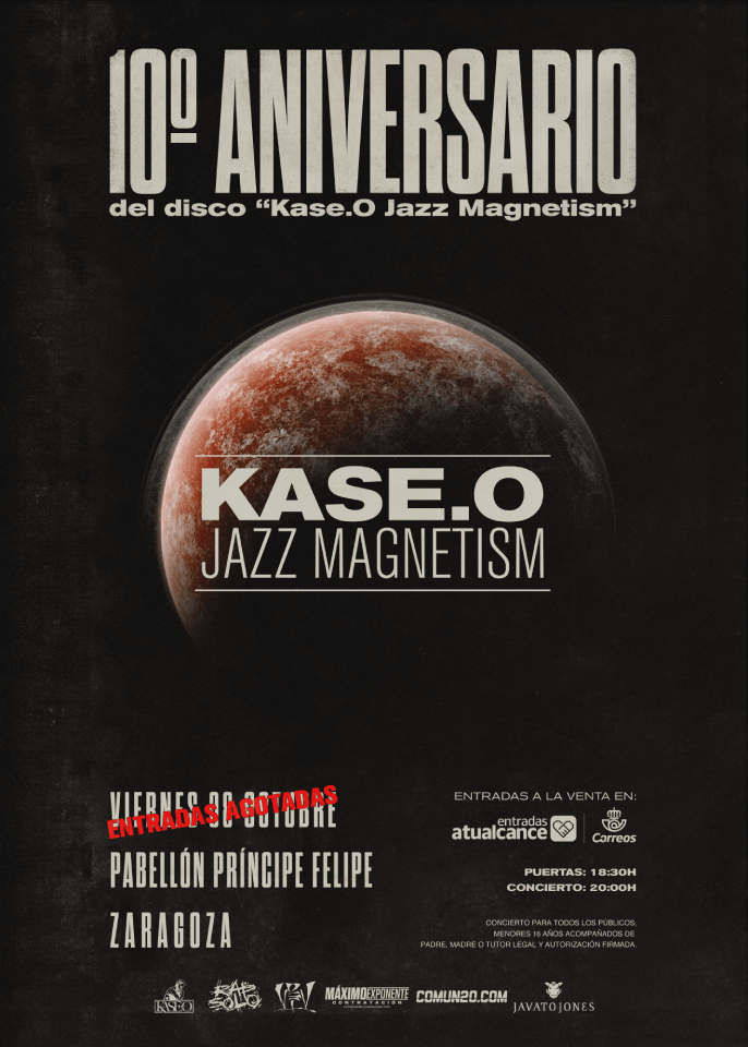 Comprar Entradas Kase O Jazz Magnetism 10º Aniversario Del Disco Kase O Jazz Magnetism En Entradas A Tu Alcance